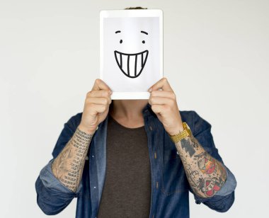 Dijital tablet tutan adam