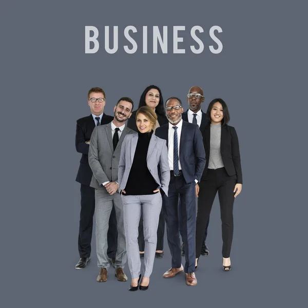 Diversidad Gente de negocios en estudio — Foto de Stock