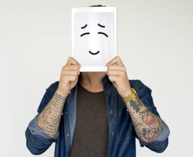 Dijital tablet tutan adam