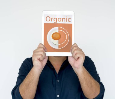 Dijital tablet tutan adam