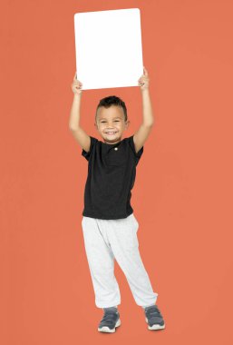 Çocuk holding Pano