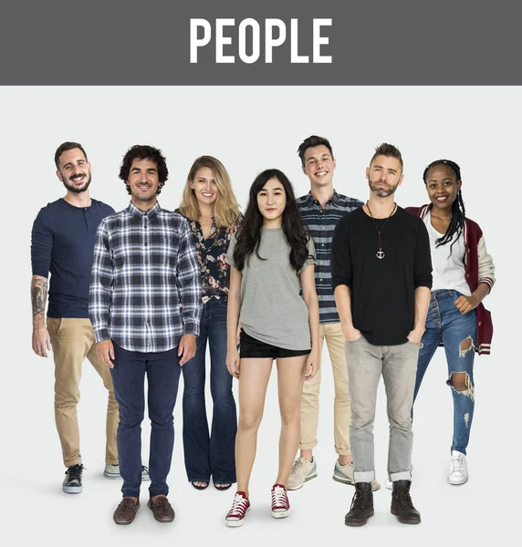 Diversità Persone insieme — Foto Stock