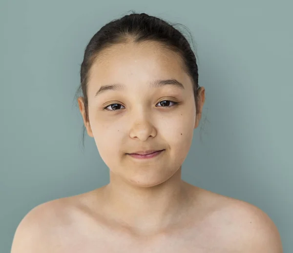 Dziewczyna z gołej piersi — Zdjęcie stockowe