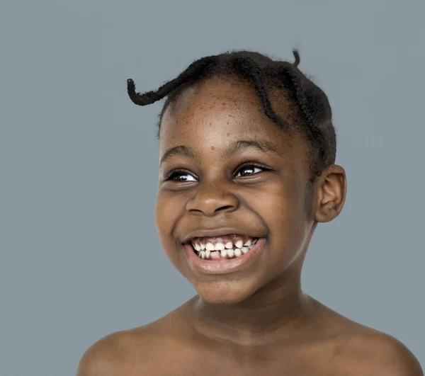 Beautiful african american girl — Stok fotoğraf