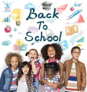 çok güzel çok ırklı çocuklar