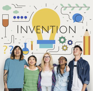 çok etnik gruptan oluşan mutlu genç arkadaşlar