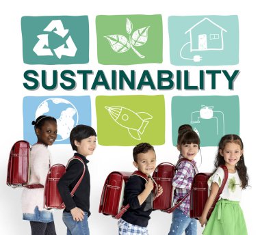 çok ırklı okul çocukları