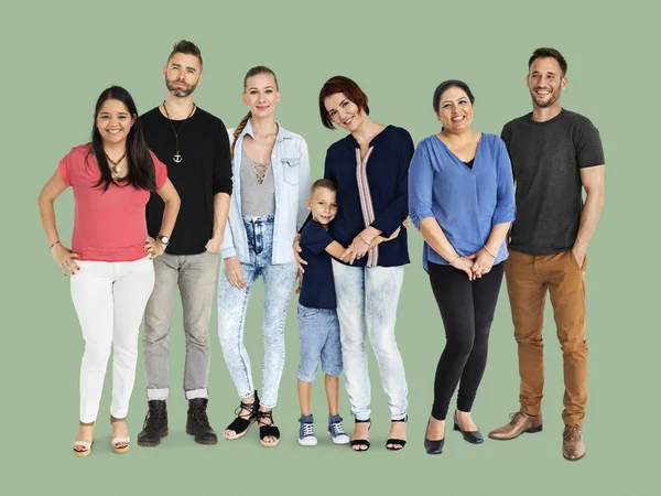 Diversidad de las generaciones de personas — Foto de Stock