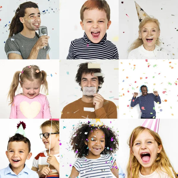 Collage de diversidad Personas —  Fotos de Stock