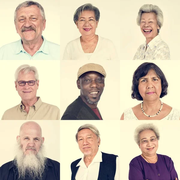 Mensen met een blij gezicht expressie — Stockfoto