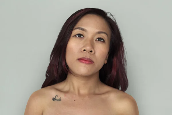 Topless Aziatische vrouw — Stockfoto