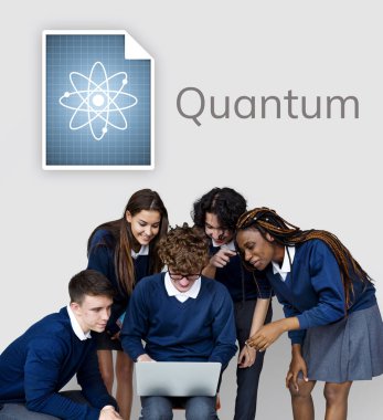 Öğrenciler usging dizüstü bilgisayar