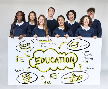 Billboard tutan öğrenciler 