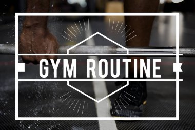 Barbell ile eğitim sporcu