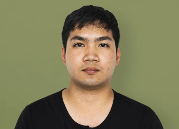 Adult asian ethnicity man face — Stock Photo, Image