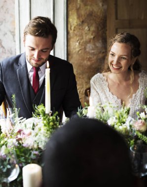 Gelin Damat Düğün ilişki romantik, özgün photoset