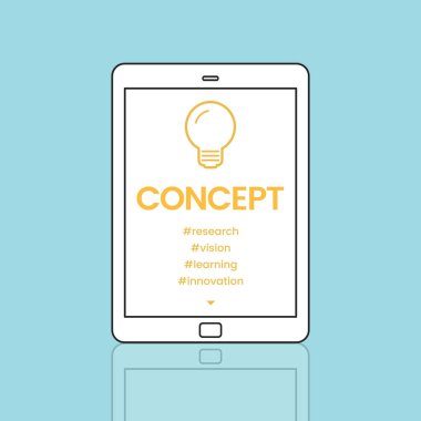 Web tasarım şablonu dijital tablet