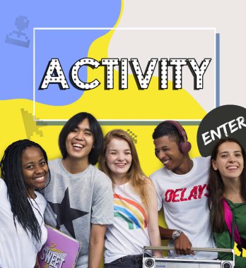 çeşitlilik öğrenci arkadaşlar birlikte