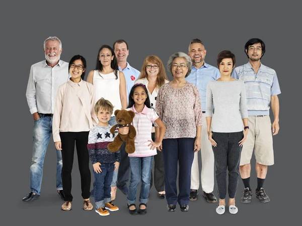 Menschen Generationen zusammen — Stockfoto