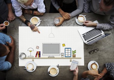  insanlar üzerinde Billboard çalışma