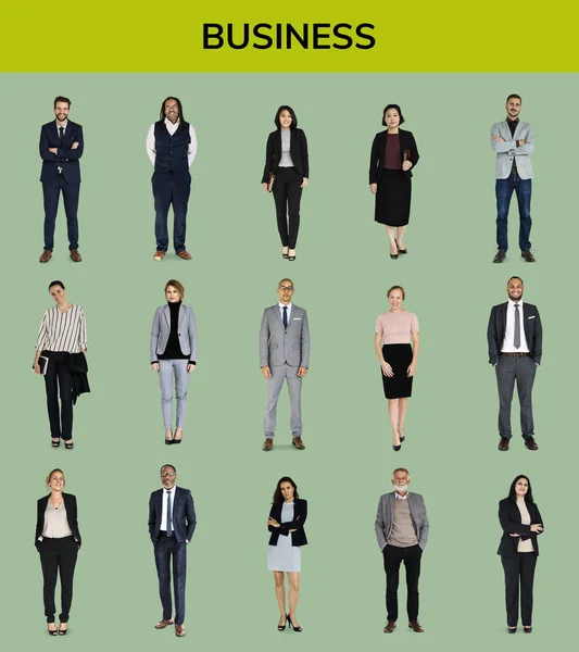 Zbiór ludzi biznesu różnorodności — Zdjęcie stockowe