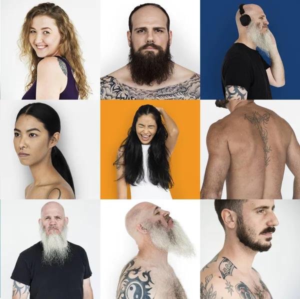Osoby wykazujące tatuaże — Zdjęcie stockowe
