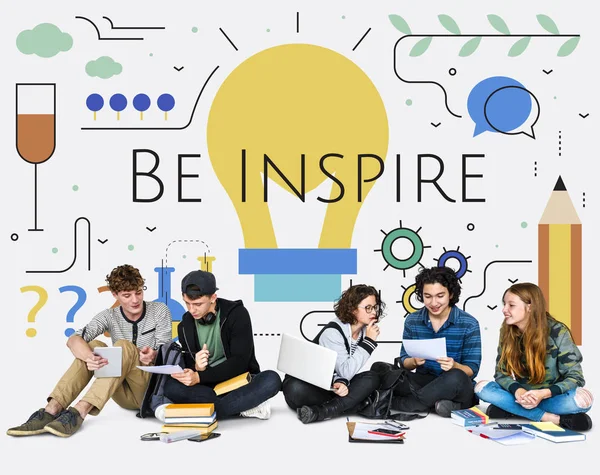 Öğrenciler birlikte öğrenme 