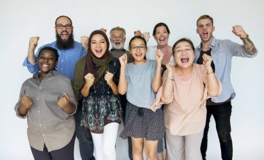 Studio farklı memnun kişi