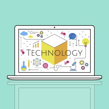 Web tasarım şablonu dizüstü