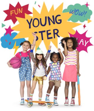 spor malzemeleri tutan kızlar