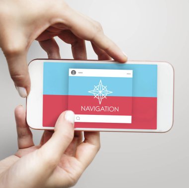 Elinde insan holding cep telefonu 