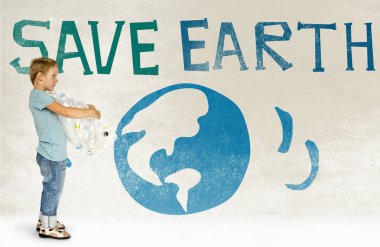 Plastik şişe ile ihale çocuk