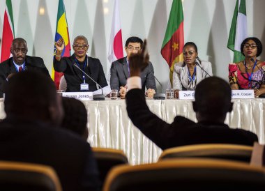 Farklı insanlar iş Konferansı'nda