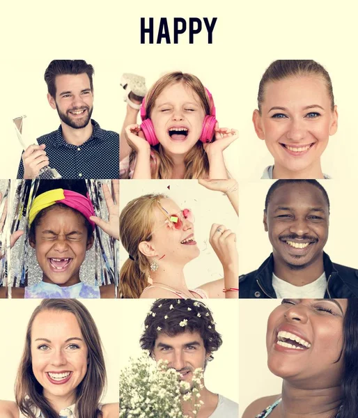  insanlar mutluluk yüz ifadesi ile