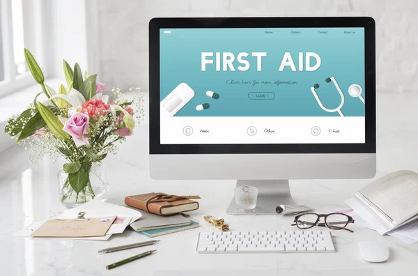 bilgisayar monitöründe tablo