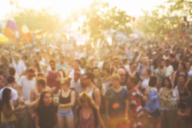 İnsanlar zevk canlı müzik 