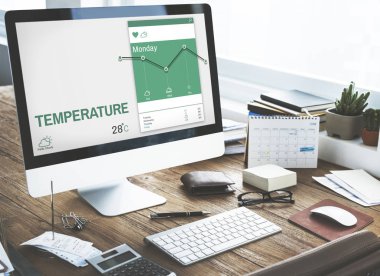 Tablo bilgisayar ekranında