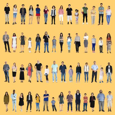 çeşitlilik insanlar birlikte ayakta 