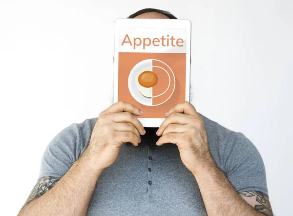 Dijital tablet tutan adam