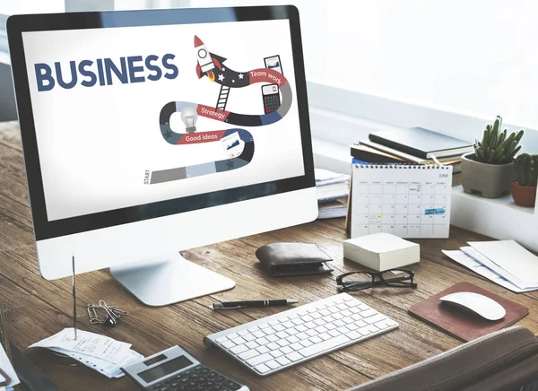 Tablo bilgisayar ekranında