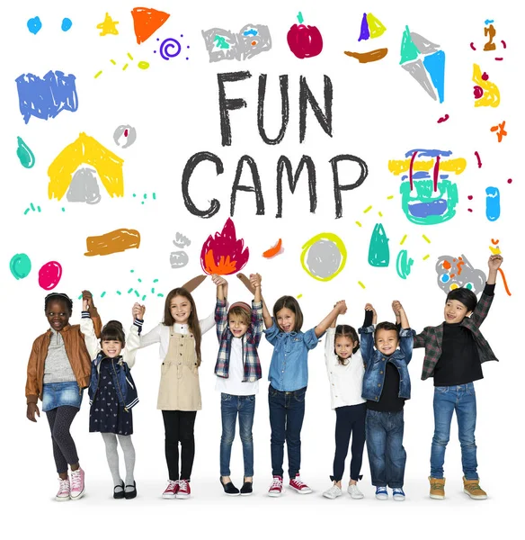 çok ırklı okul çocukları