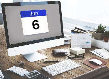 Tablo bilgisayar ekranında