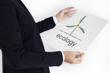 İnsan holding cam afiş