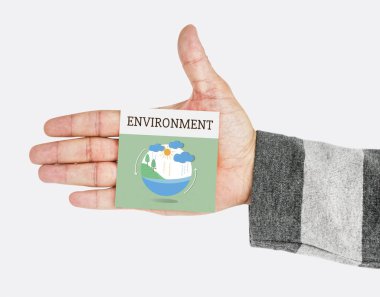 Erkek el kağıt Not tutarak