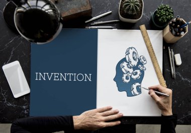 afiş çalışan eller