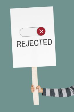 Erkek el holding afiş 