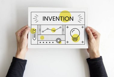 afişini holding eller