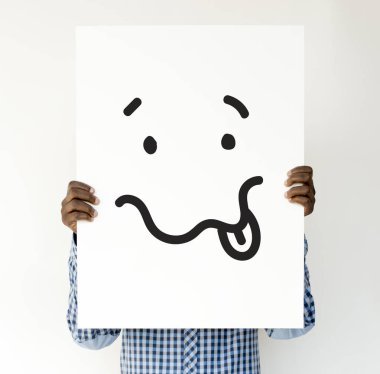 kişi holding tasarlamak