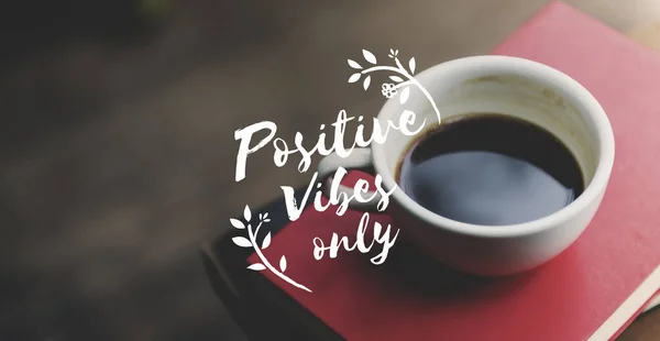 Kávé Élvezze Pillanatot Break Pozitív Szabadidő Eredeti Photoset — Stock Fotó