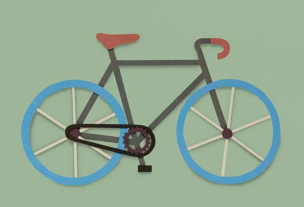 Односкоростной велосипед — стоковое фото